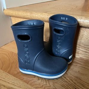 Toddler crocs rain boots